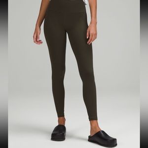 Lulu lemon align 28” dark olive leggings